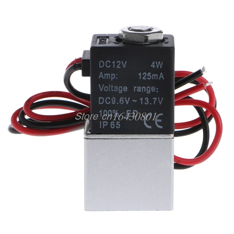 Нормально закрытый электромагнитный клапан 2V025 06 12V DC 1/8 &quotпровод высокого