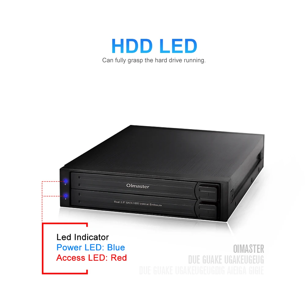 Внутренний корпус OImaster HE 2005 2 5 дюйма для SATA HDD чехол жесткого диска внутренняя