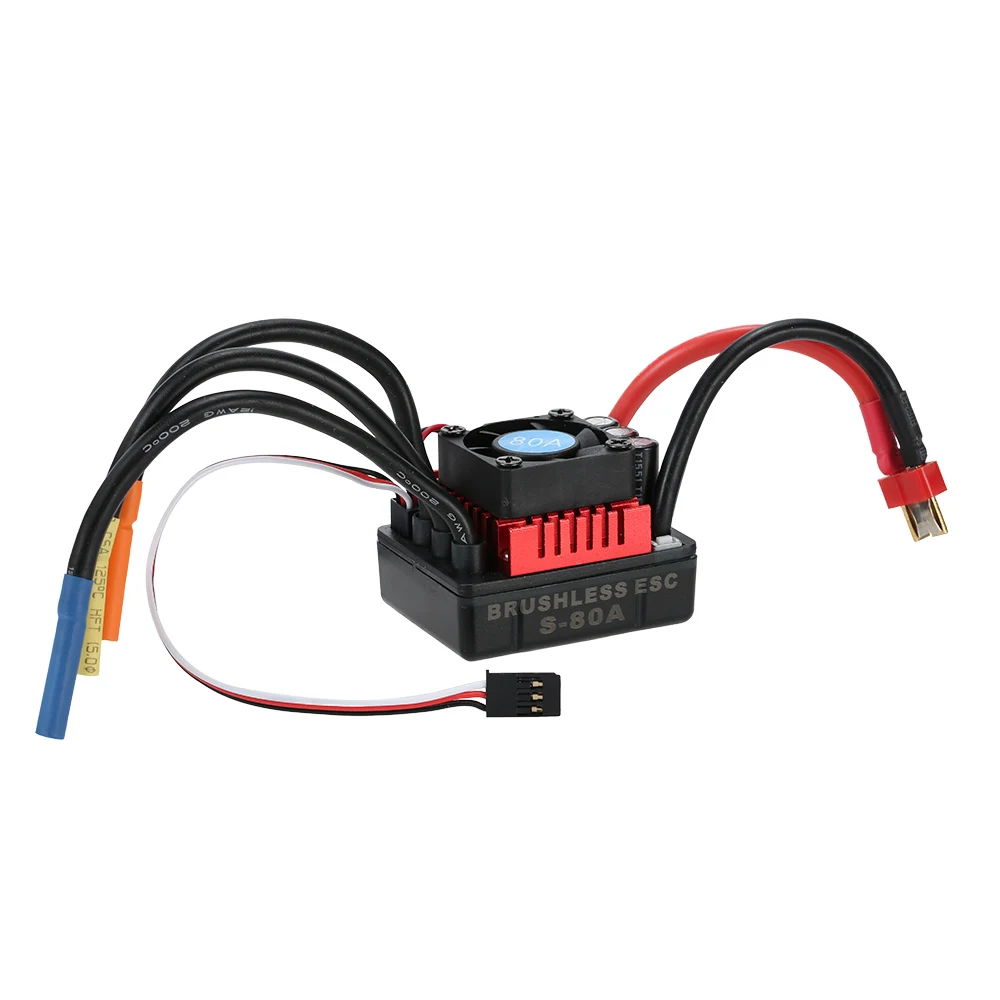 GoolRC S 80A бесщеточный ESC электрический регулятор скорости с 6 1 в 3а SBEC для 1:8 RC