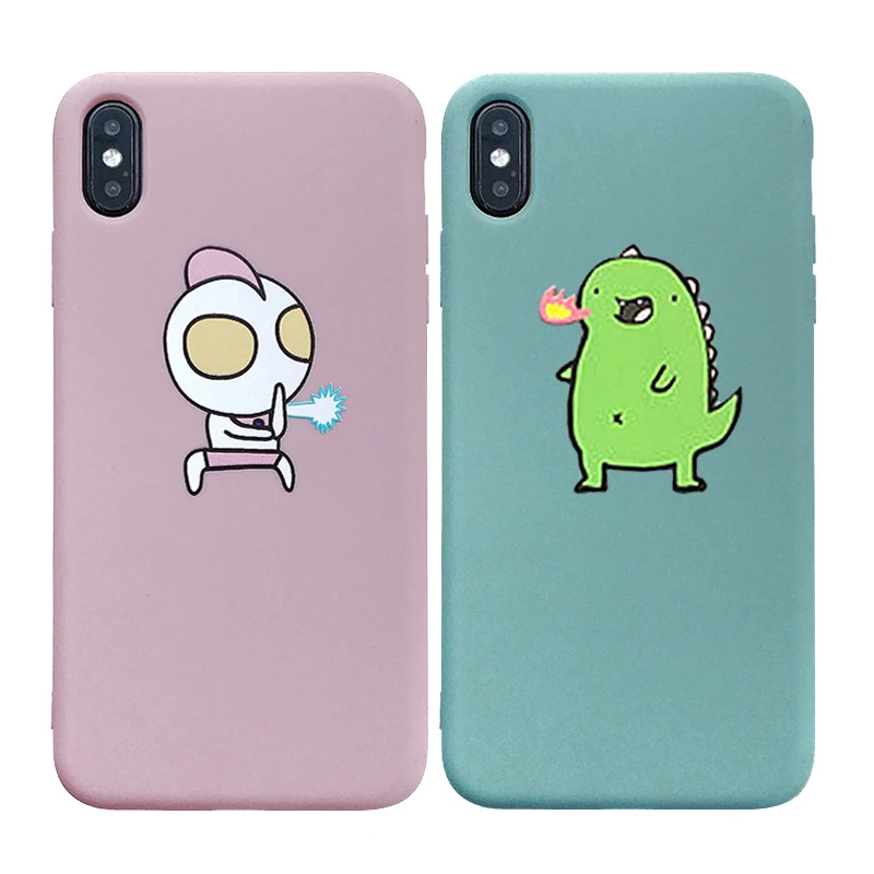 Чехол для телефона для iphone 7, чехол для iphone X, 7, 6, 8 Plus, чехол для iphone Xs Max, XR, милый мультяшный Мягкий ТПУ чехол на заднюю панель s, задняя крышка