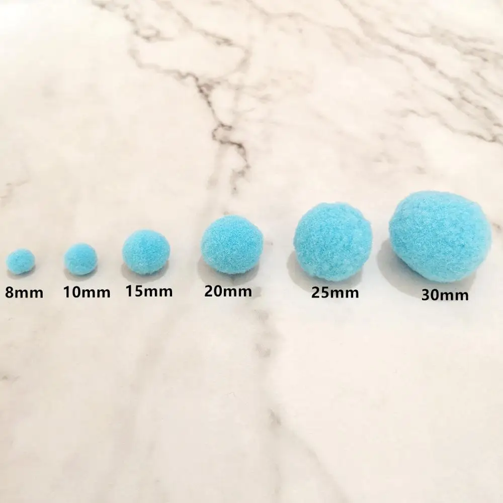 Рисунок 2 - мягкие круглые пушистые Помпоны