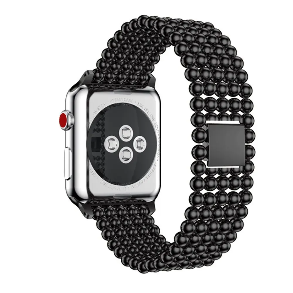 Ремешок из нержавеющей стали для часов Apple Watch, 42 мм, 38 мм, 40 мм, 44 мм, серия 5, 4, ремешок Correa iWatch, ремешок 3, 2, 1, женский браслет pulseira