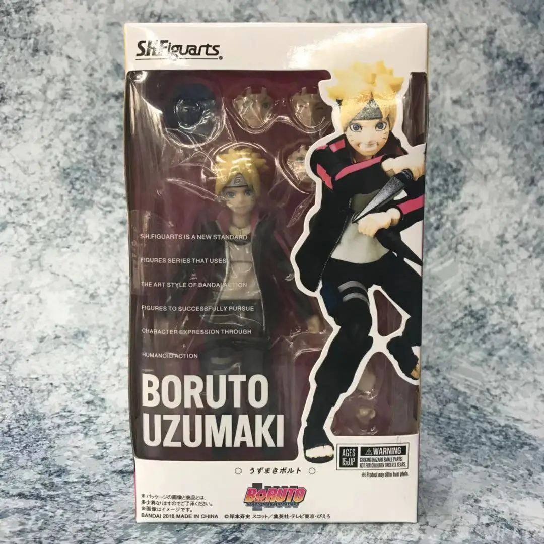 SHFiguarts Аниме Наруто Boruto Uzumaki 14 см Фигурки игрушки|Игровые фигурки и трансформеры| |