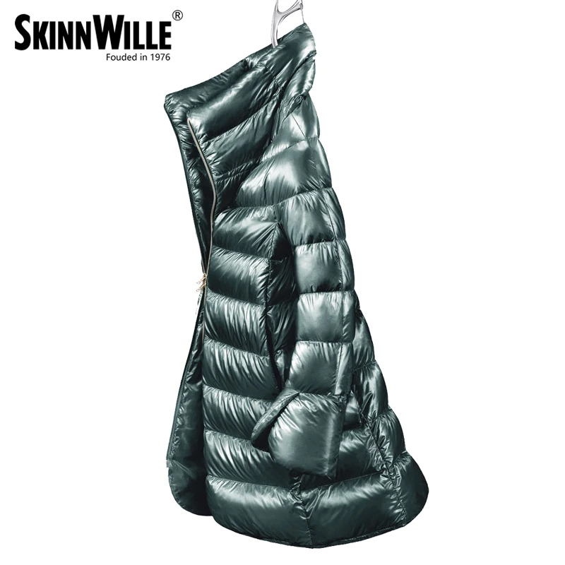 Skinnwille Осень/зима 2018 пуховик женский Зимняя Куртка зимний пальто новый бренд