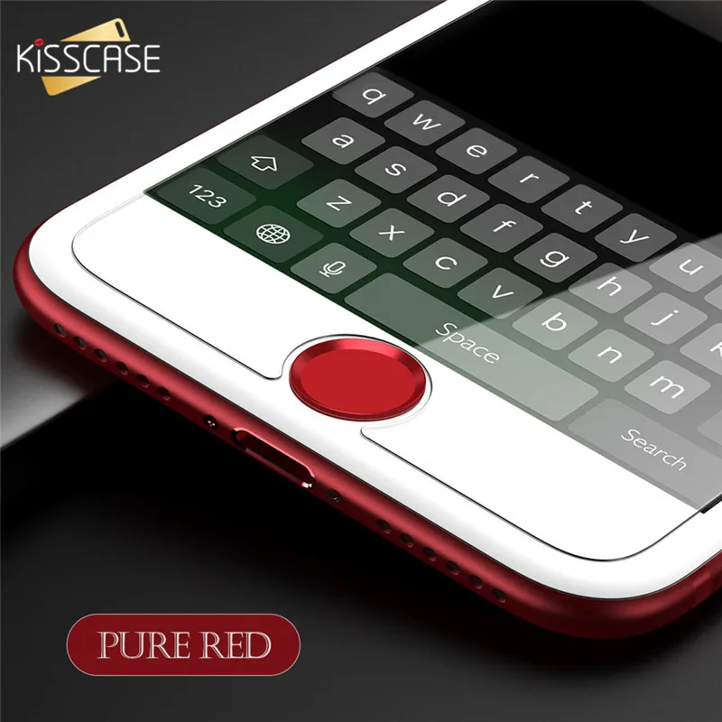 Универсальная наклейка на кнопку Home для iPhone 8 7 6 6s Plus 5s 5 5c SE 4S Чувствительная защита от отпечатков пальцев Touch ID для iPad Air 2 3 4 - Цвет: Red