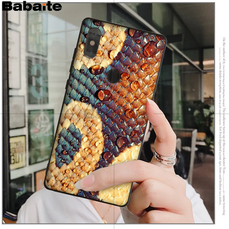 A13 Babaite Змеиная Кожа Искусство DIY печать рисунок чехол для телефона для xiaomi mi 6 8 se A1 A2 Lite mi 5 mi 8Lite mi 9SE mi x2 2S Max2 3 - Цвет: A13