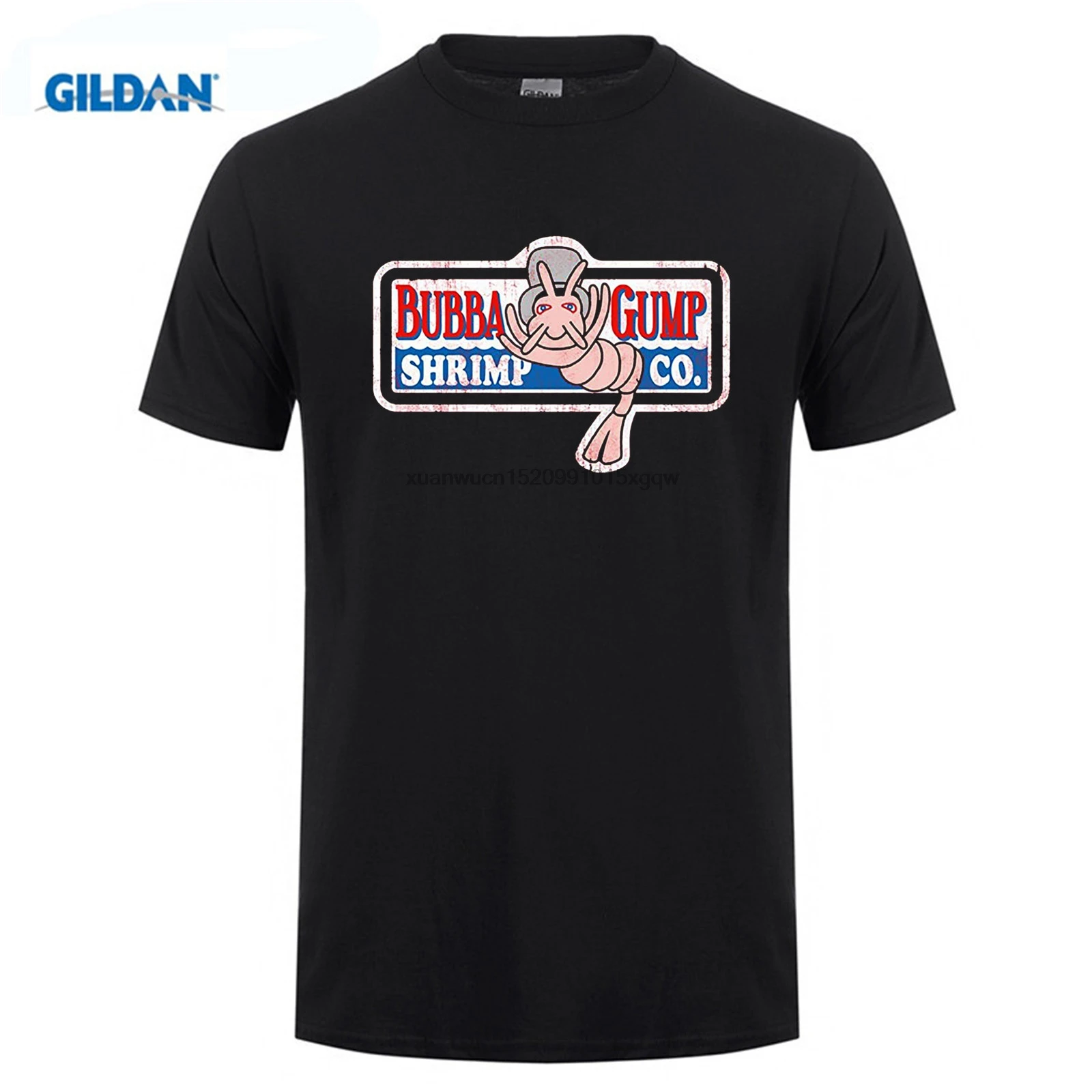 GILDAN новейшая Мужская футболка модная мужская футболка-Bubba Gump-8 ball Оригинальные