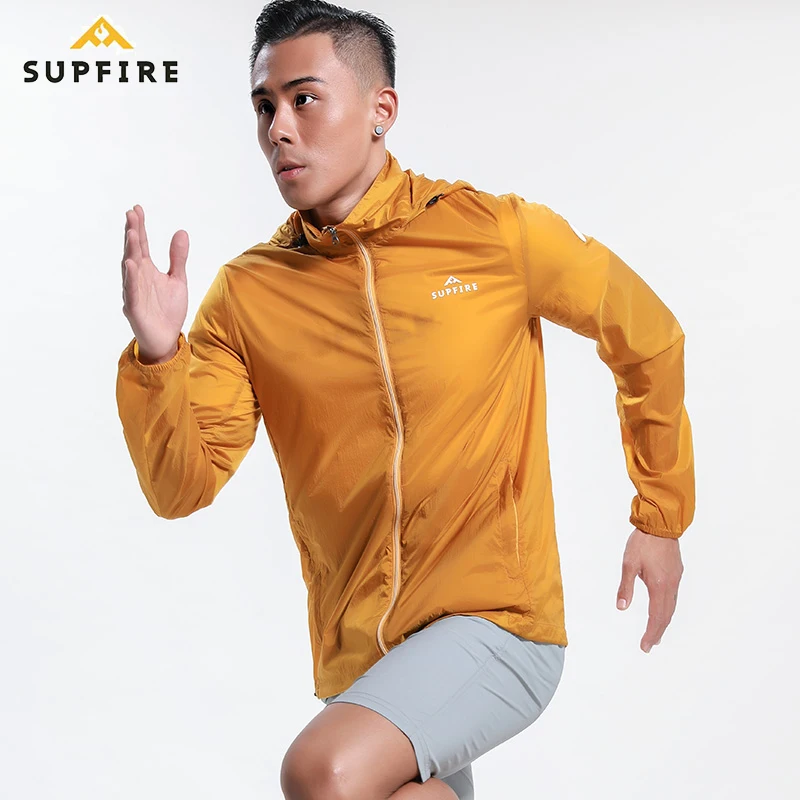 Мужская штормовка Supfire куртки для бега водонепроницаемая рыбалки верховой езды