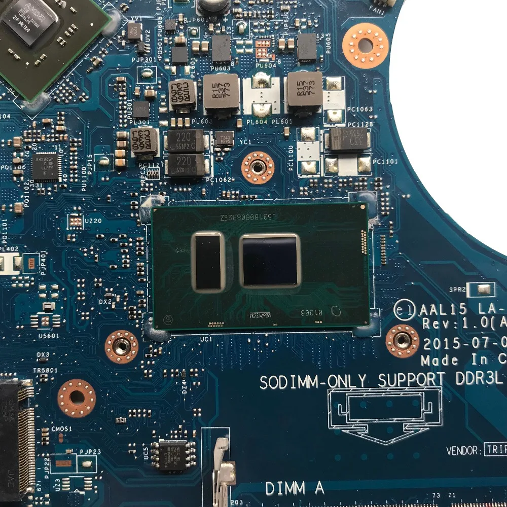 Отлично подходит для DELL Inspiron 15 5559 материнская плата портативного компьютера с