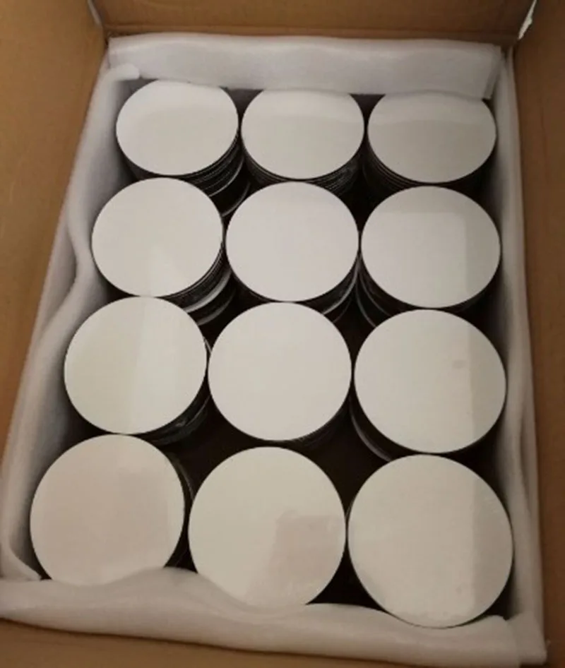 200 шт DIY сублимированный МДФ круг Coaster Hardboard Wad Cup коврик для термопечати передачи фото логотип подарок