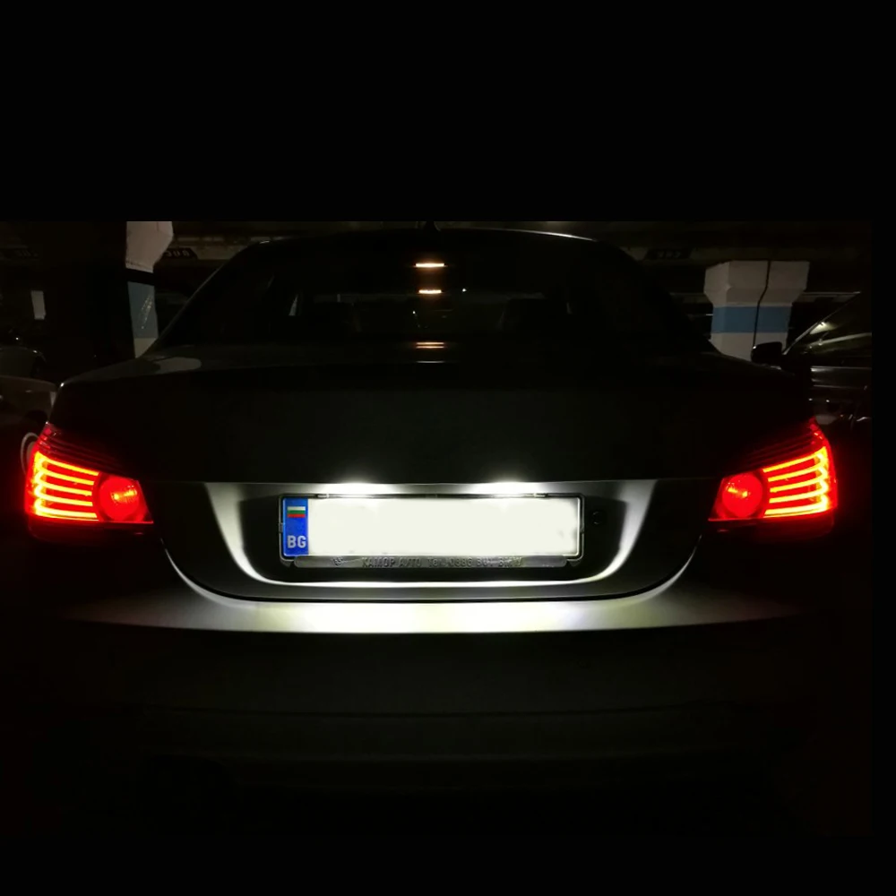 2 шт. Автомобильный Автомобиль 18 LED номерной знак свет лампы для VW Touran Passat |