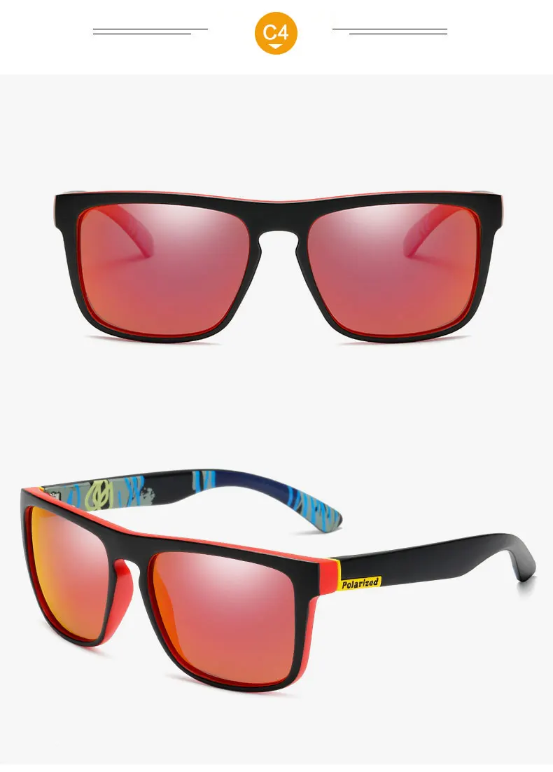 Classic Men Polarized Sunglasses Brand Designer Driving Sun Glasses For Men Retro Square Glasses UV400 Shades Eyewear