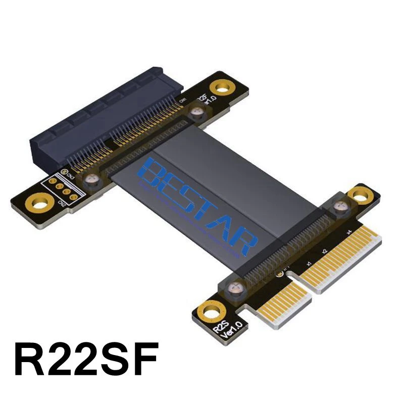 Riser PCI E 3 0 pcie 4x к x4 4 папа женскому Gen3.0 Express Extender видеокарта плоский кабель