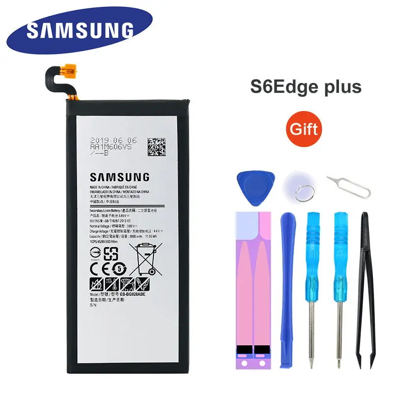 Оригинальная батарея samsung для Galaxy S6 Edge Plus G928 G928F G928G G928T G928A G928I G928S 3000 мА/ч EB BG928ABE|samsung