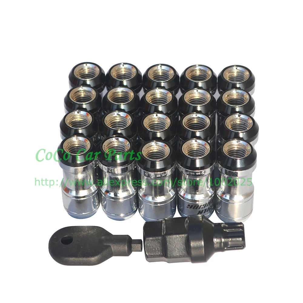 Потайная гайка heptagon formula racing lock nut Wheel lug Nut (M12XP1.5) Красный Синий Золотой Черный neo