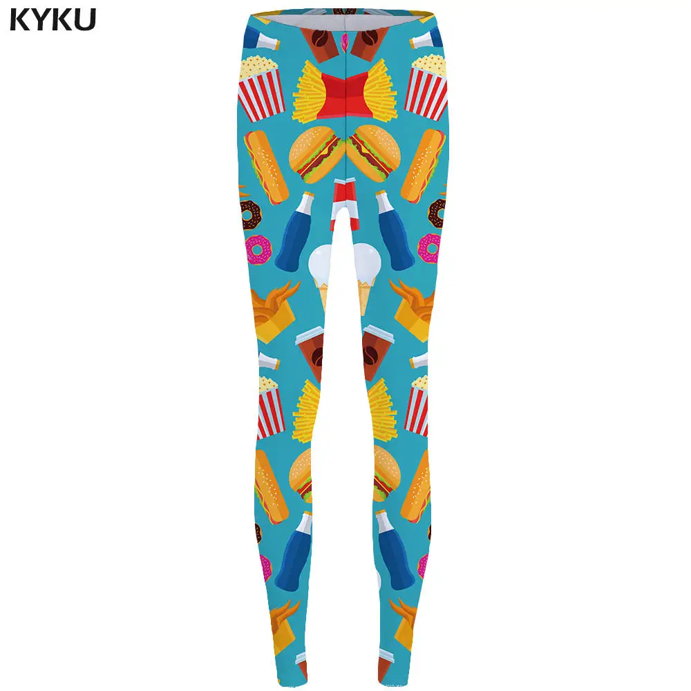 leggings 17 KYKU Cat Леггинсы розовые длинные леггинсы милые леггинсы с высокой талией леггинсы для фитнеса с принтом женские леггинсы из спандекса - Цвет: leggings 17