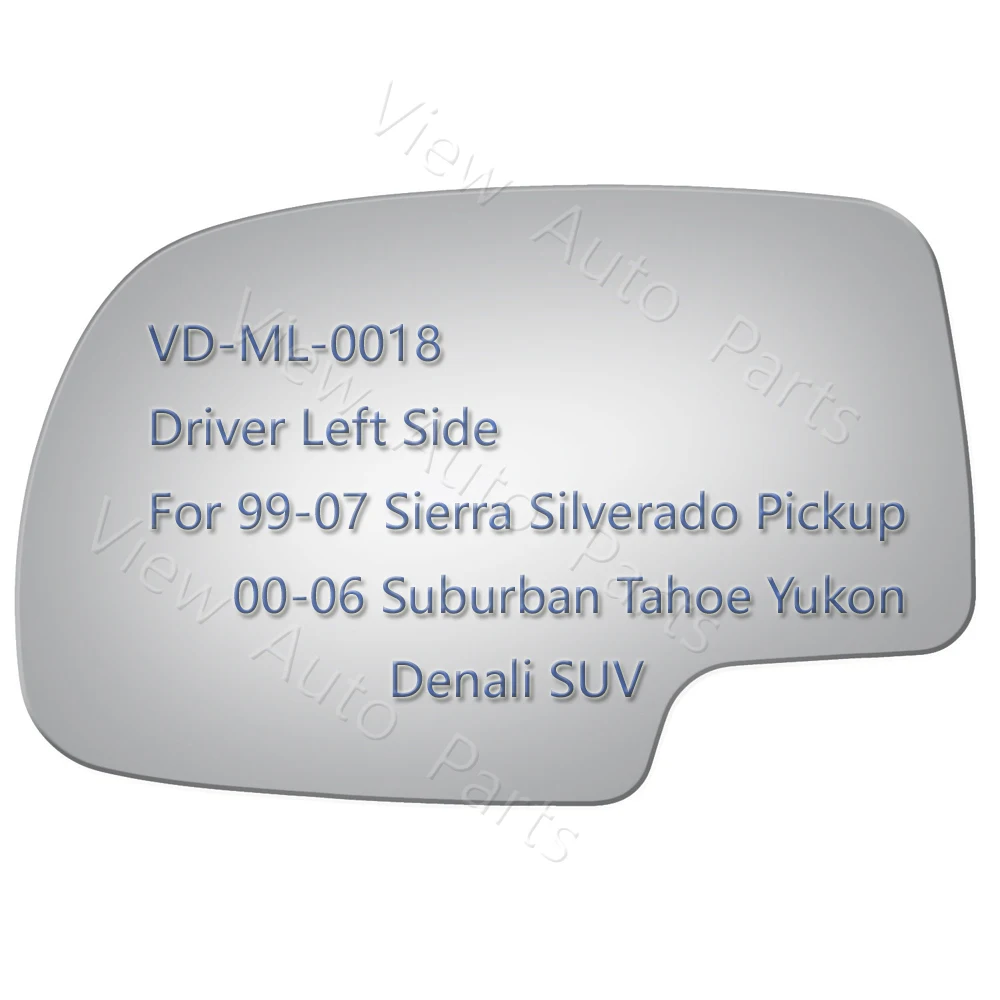 Новое зеркало стекло для CHEVY Silverado Suburban SUV Tahoe Driver левая сторона|side mirror glass|silverado