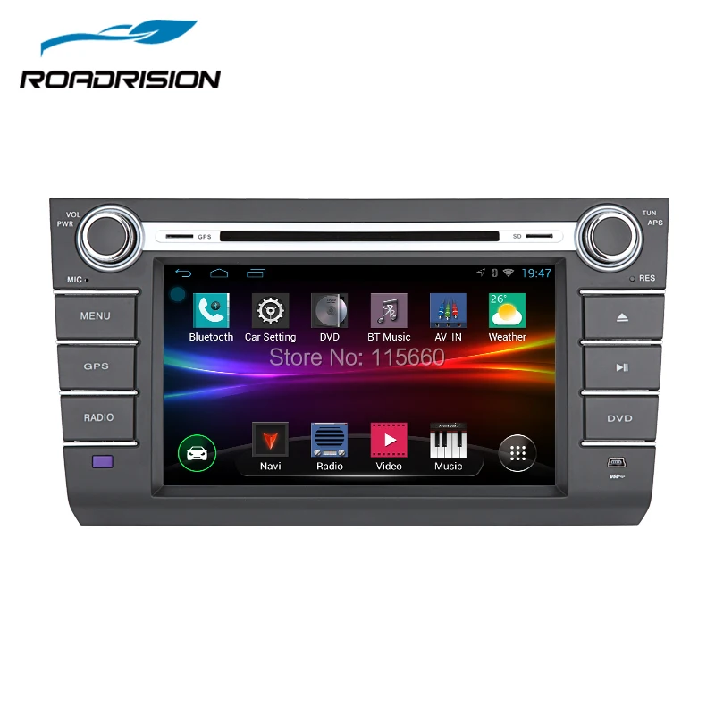 RoadRision автомобильный dvd плеер Android 6 0 для Suzuki Swift 2004 2010 GPS навигация Радио BT USB стерео