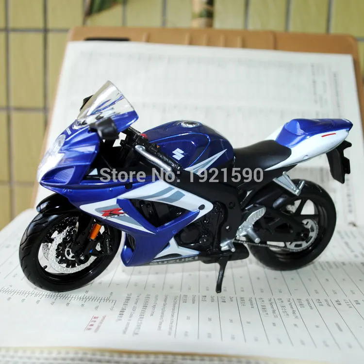 1/12 весы игрушки модели мотоциклов Suzuki GSX-R750 литья под давлением металлический