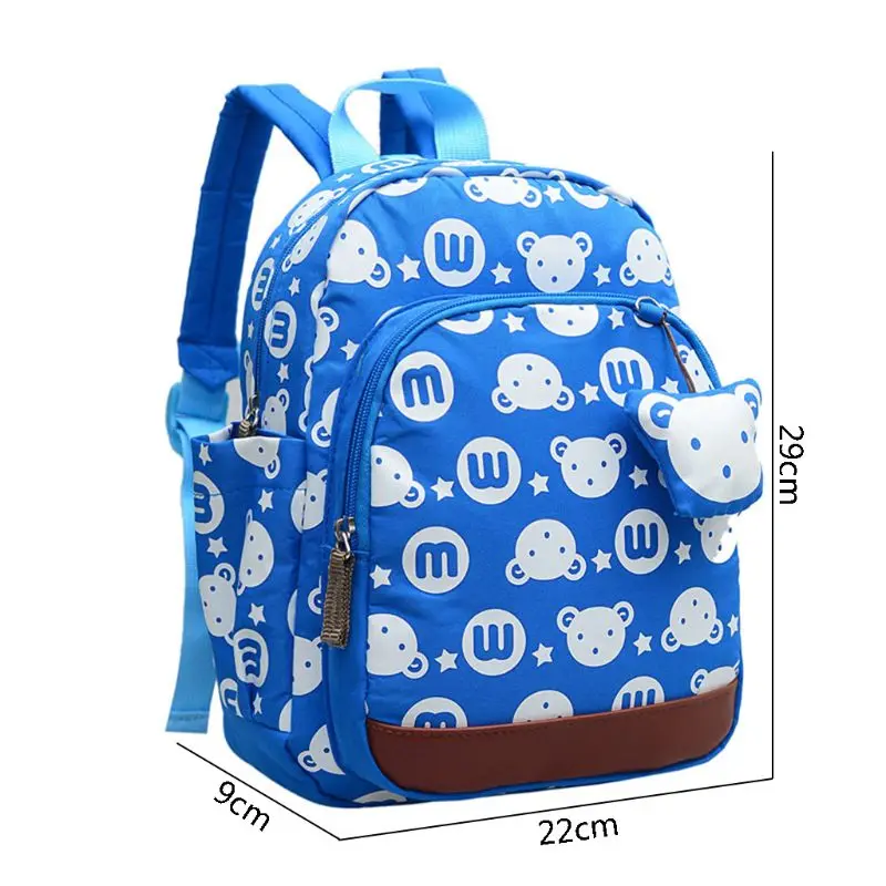 NoEnName_Null нейлоновый Детский рюкзак с кроликом милый школьный животными и защитой