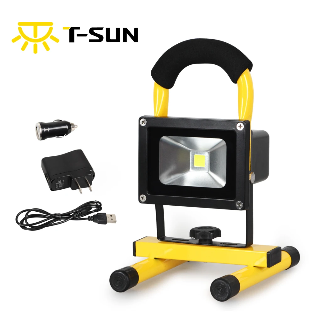 T-SUNRISE 10 Вт Портативный Точечный светильник Светодиодный прожектор светильник Беспроводной IP65 в чрезвычайных ситуациях, для улицы, для охоты, кемпинга, рыбалка светильник