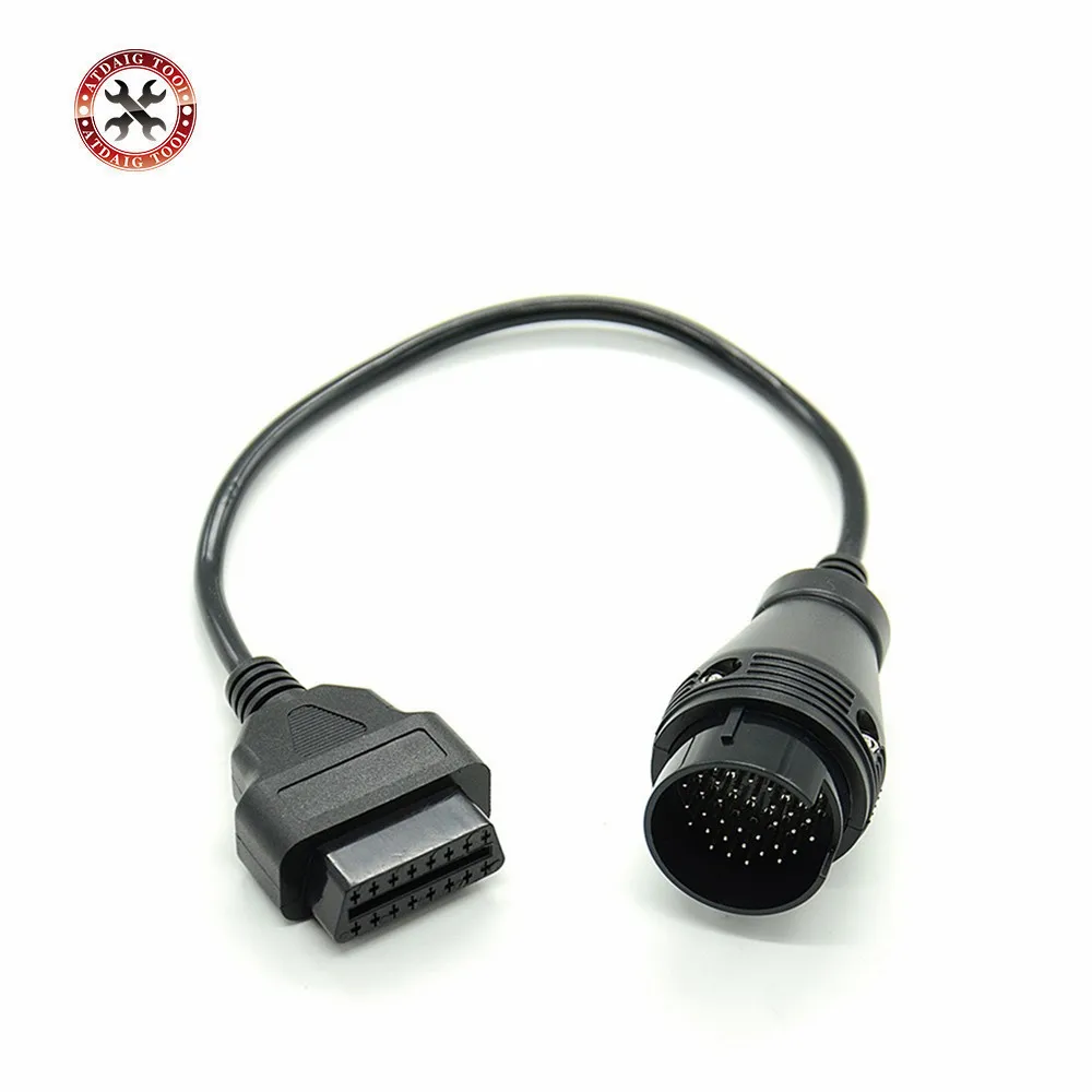Высокое Качество MB 38 Pin до 16 Pin OBD2 OBD диагностический адаптер для Mercedes 38 pin OBD 38pin разъем для Benz