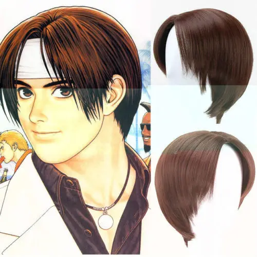 

King of Fighters KYO KUSANAGI Brown Cosplay Wig