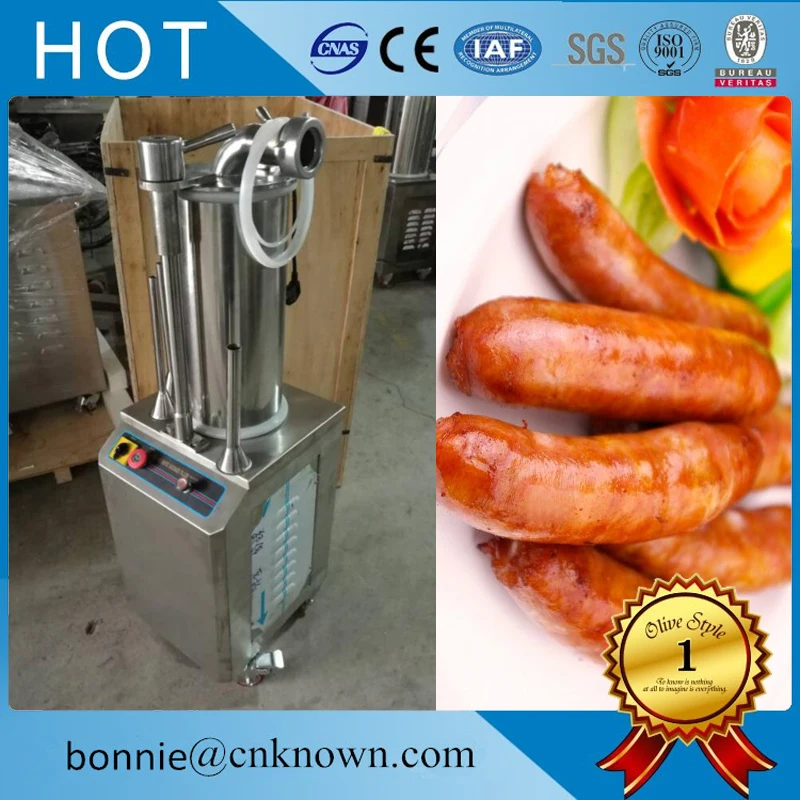 

High efficiency Stainless Steel 300kg/h sausage maker sausage stuffer making machine free shipping