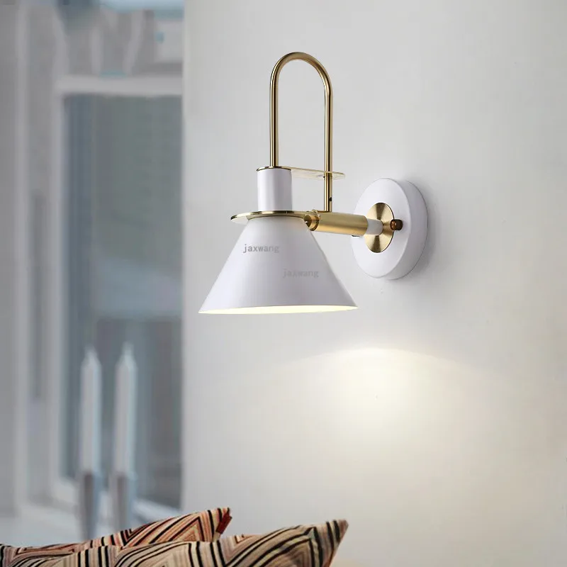 Простая железная промышленная винтажная светодиодная настенная лампа