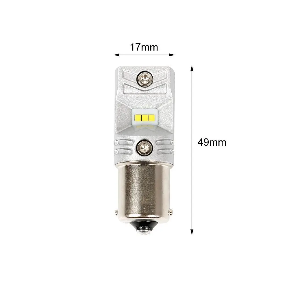2 * Canbus 6000 К 1156 7506 BA15s P21W светодиодный ламп для поворотов Габаритные огни Фары