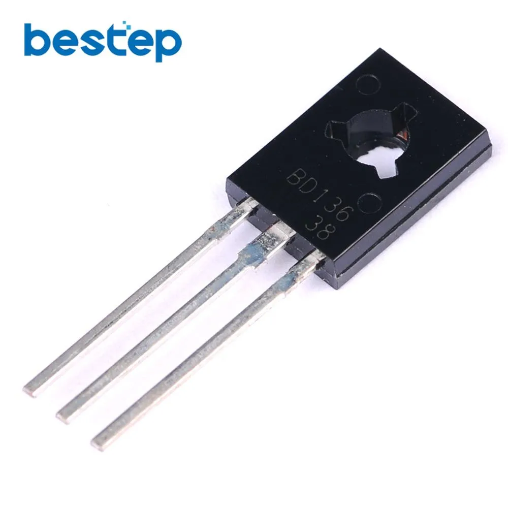 

200PCS BD135 + BD136 each 100PCS Transistor TO-126 Silicon PNP NPN Epitaxial Power Triode Transistor