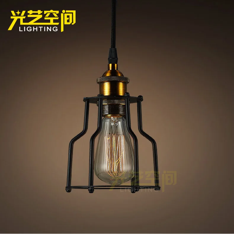 New Nordic American country single-head chandelier copper complex of ancient classical restaurant bar lamp creative p | Аксессуары для