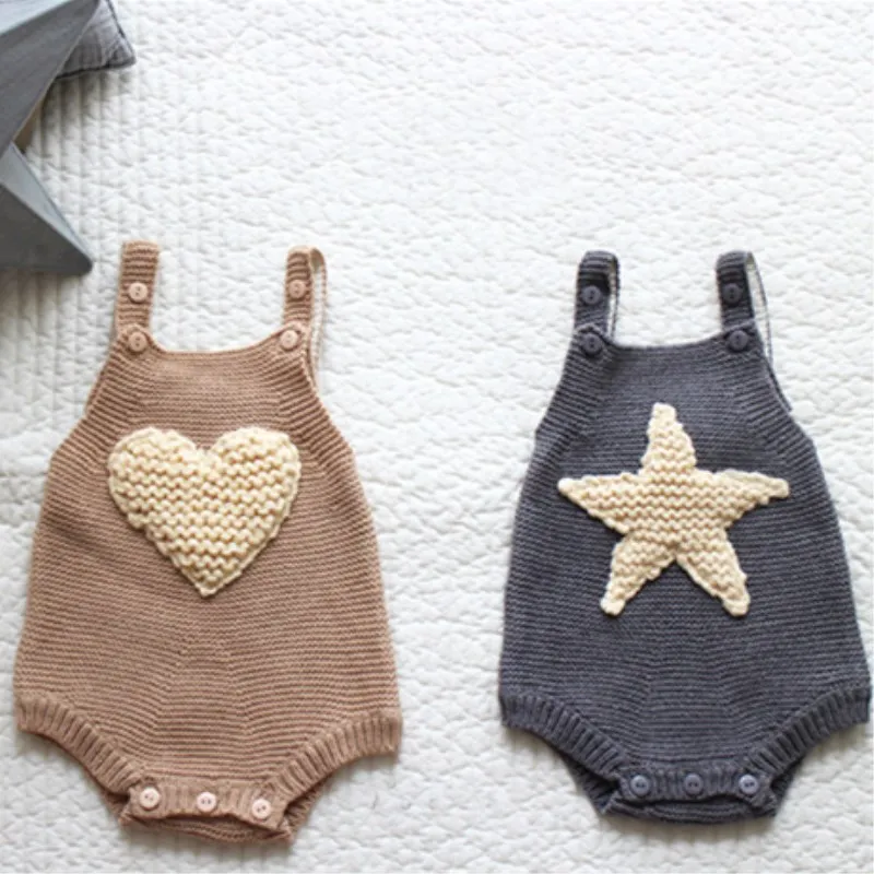 Новинка 2017 года Шерстяные вязаные комбинезоны ручной работы для маленьких