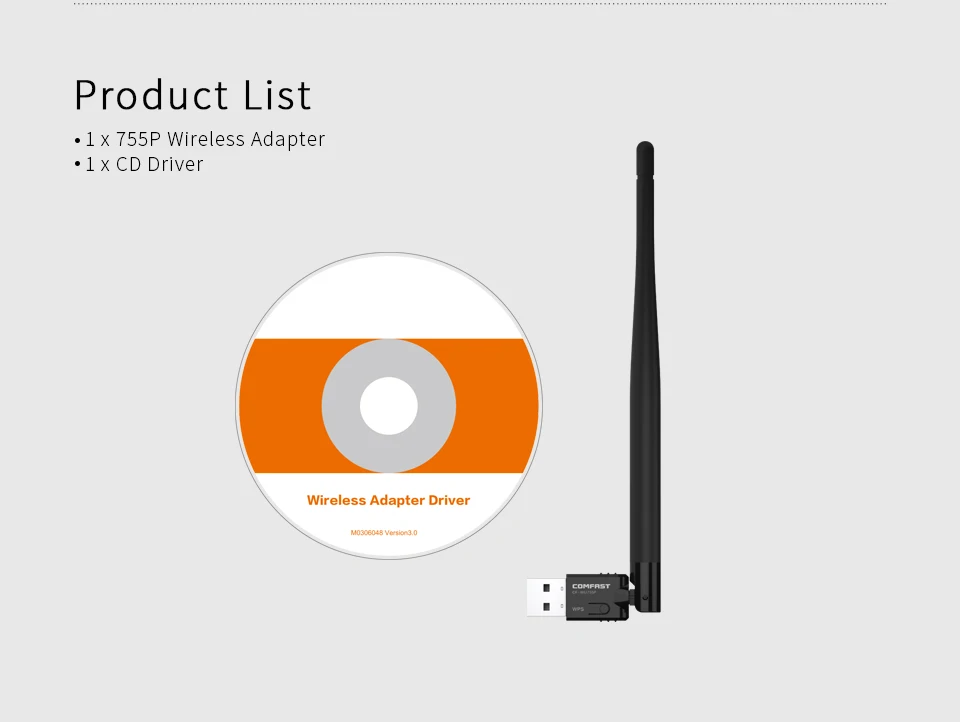 COMFAST Mini 150mbps Wifi адаптер 802.11b/n/g USB Wi Fi сетевая LAN Карта 5dBi WiFi антенна Adaptador ноутбук