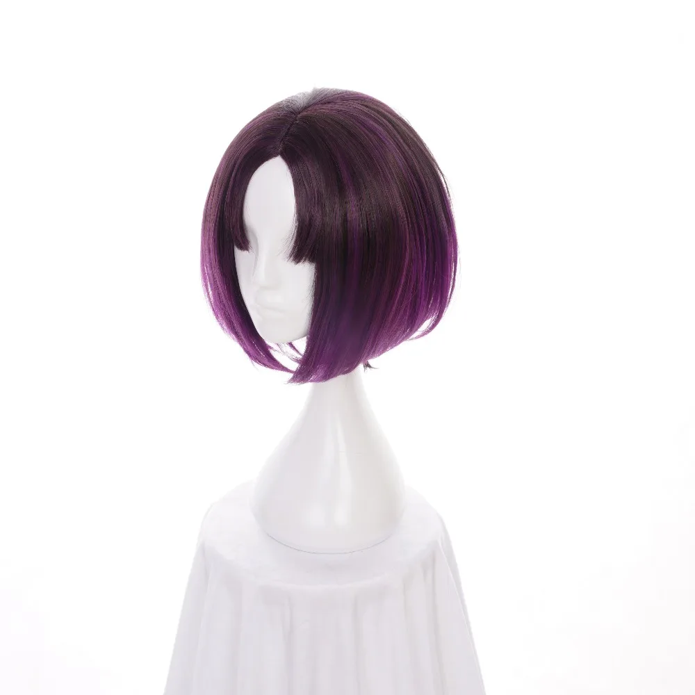 Ccutoo 35 см Женские синтетические волосы Miss Kobayashi's Dragon Maid Elma Jouii черный/фиолетовый