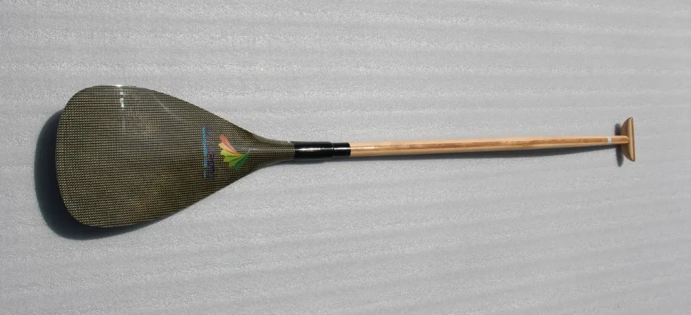 ZJ Спорт Лидер продаж Гибридный каноэ весло с ОС кевлара и лезвие ручной работы