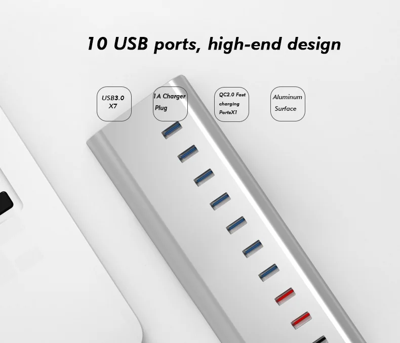 Blueendless Новое поступление цена высокоскоростное 10 вспомогательное устройство для USB 3,0 type C концентратор 10в1 кардридер для MAC для ноутбука