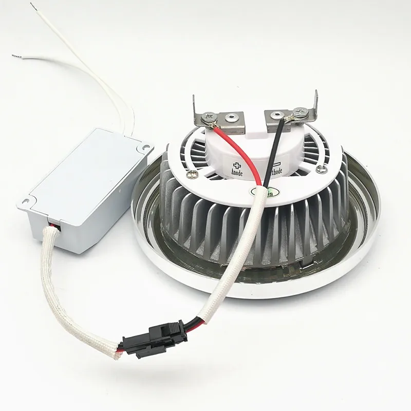 1 шт.! 12 V G53 GU53 затемнения светодиодный AR111 Embedded вниз 12 W 15 W GU10 светодиодный AR111 свет ES111 светодиодный spotlight AC85-265V