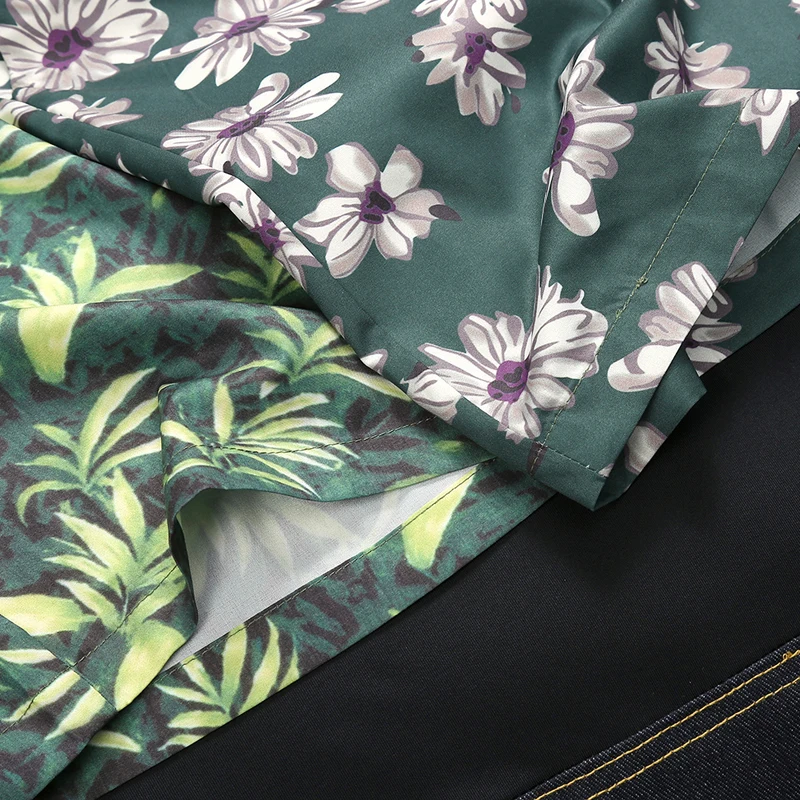 Full Printed Men's Shorts 2018 Summer Beach Hawaii Style Men 2 Colors | Мужская одежда