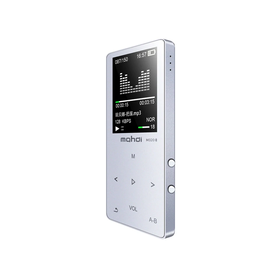 Новые металлические Bluetooth Спорт MP3 плеер Портативный аудио 16 ГБ с Встроенный