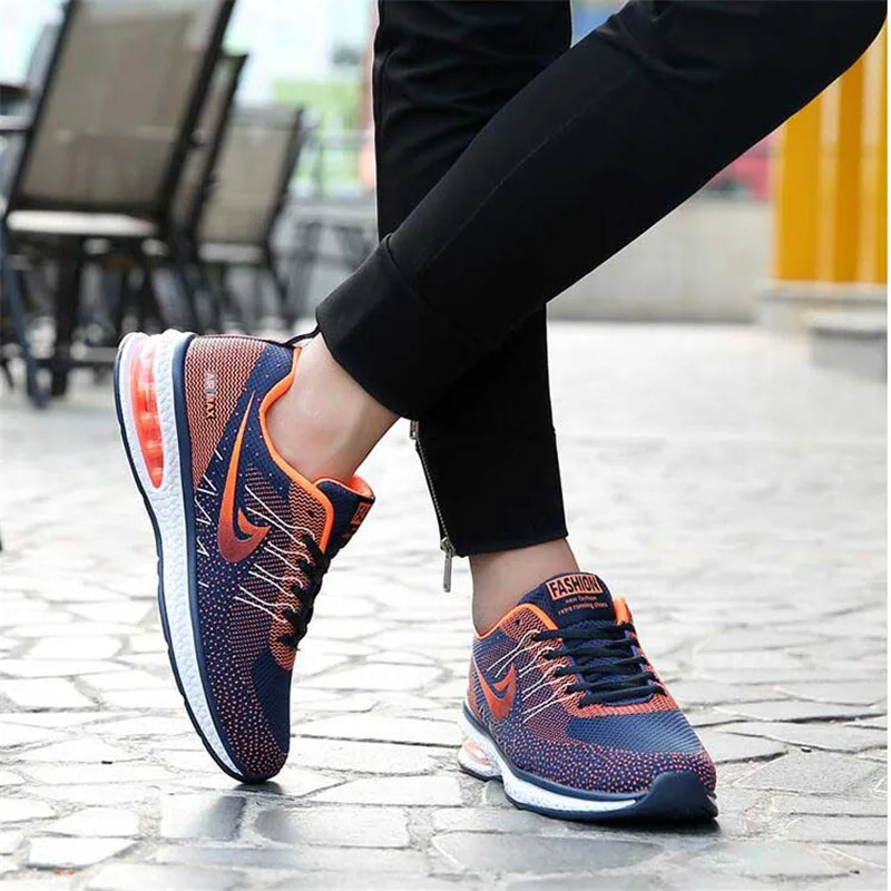 Мужская и женская обувь на воздушной подушке повседневная спортивная сетчатая