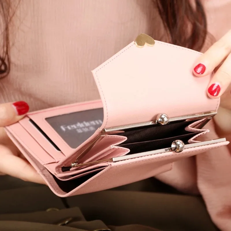 Женский кошелек роскошный бренд 2018 новейший Однотонный женский из спилка