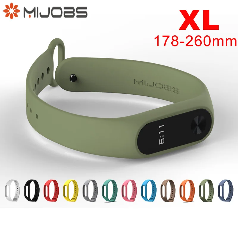 2017 новейший mi band XL 2 Глобальный ремень Расширенный 26 см длина pulsera banda ремешок для