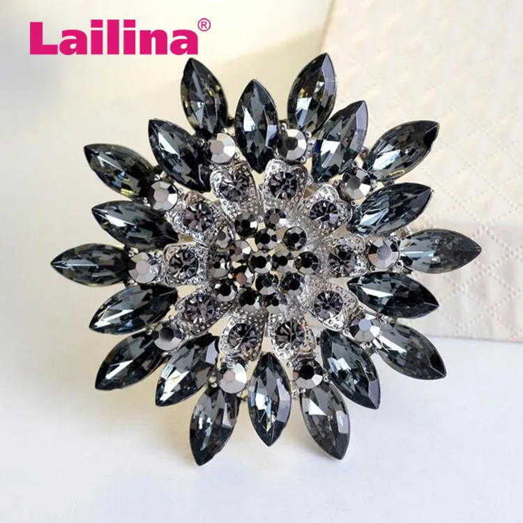 Бесплатная доставка, брошь в виде банта с кристаллами и красно-синими прозрачными акриловыми камнями, булавки разных цветов