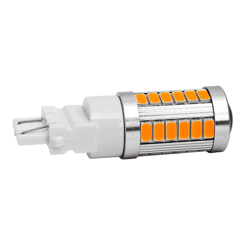 1 шт. 3157 светодиодный высокой мощности 33 SMD 5730 5630 Светодиодный Желтый Янтарный