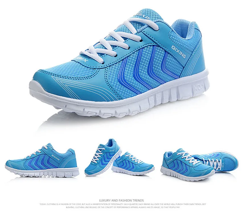 2017 Women's Sneakers Breathable Walking Sport Shoes Women Outdoor Running Female Lightweight Lace-up Woman | Спорт и