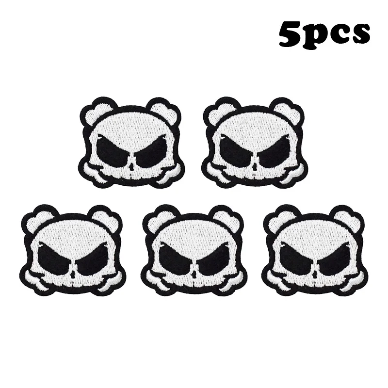 5 шт. патчи с вышивкой черепа для одежды|skull patch|fashion patchespatches fashion |