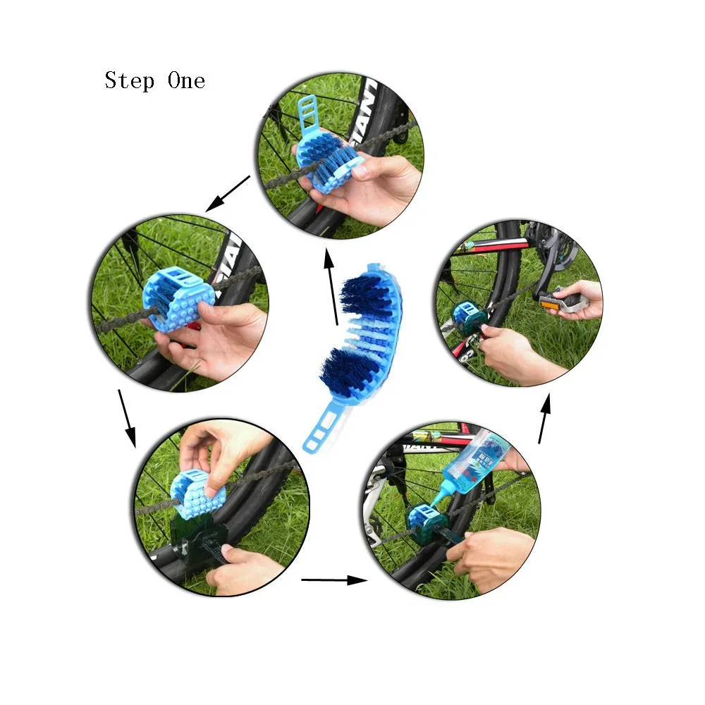 Портативный цепи велосипедов чище велосипед чистую машину кисти Горная дорога