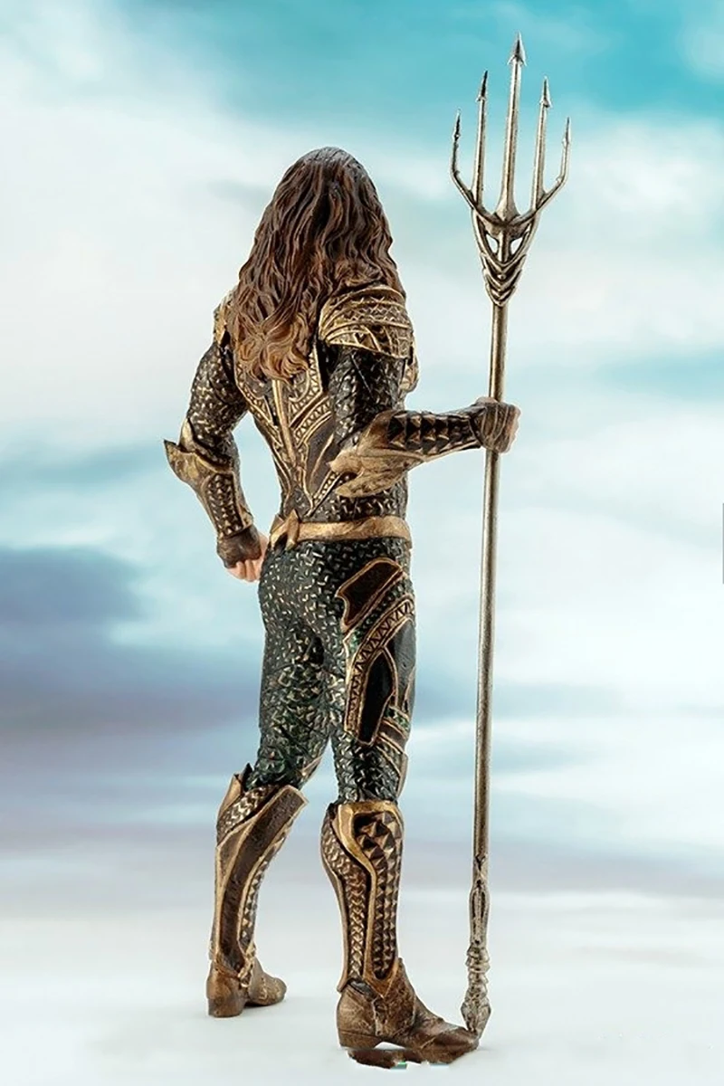 Статуя аквамена ARTFX Justice League 18 см Коллекционная модель игрушка рождественский