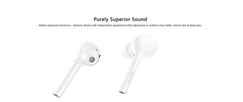 Huawei Honor Flypods Lite беспроводные наушники TWS Hi-Fi водонепроницаемые IP54 Беспроводная зарядка Bluetooth 4 наушники с микрофоном сенсорное управление